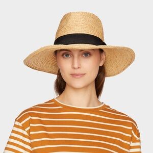 Tilley Panama Wide Brim Hat-Medium- UPF 50 Mesh Lined Straw Hat